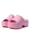 Claquettes Crocs Stomp (femmes) « Rose » 209346-6WY