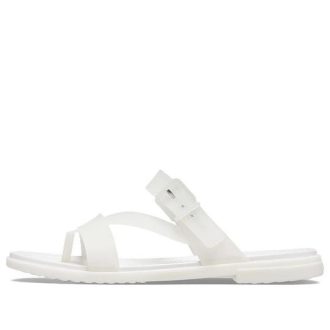 Claquettes Crocs (WMNS) Tulum « Blanc translucide » 207173-159