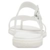 Claquettes Crocs (WMNS) Tulum « Blanc translucide » 207173-159