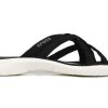 Claquettes de plage et de piscine Crocs (femmes) « Noir et blanc » 205479-066