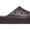 Claquettes à plateforme classiques Crocs (femmes) « Cerise foncée » 208180-6WD
