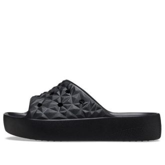 Claquettes à plateforme classiques Crocs (femmes) « Noir » 209564-001