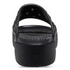 Claquettes à plateforme classiques Crocs (femmes) « Noir » 209564-001