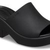 Claquettes à talons Crocs Brooklyn (femmes) « Noir » 209408-060