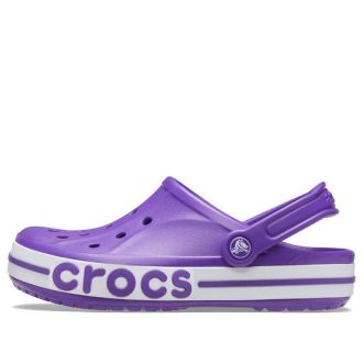 Crocs Bayaband Clog Sandales unisexes violettes résistantes à l&rsquo;usure pour la plage et le sport 205089-520