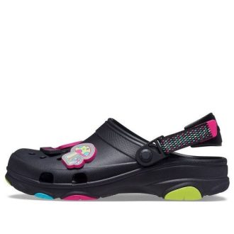 Crocs Classic All-Terrain Clog Sandales minimalistes décontractées unisexes noires 207340-001