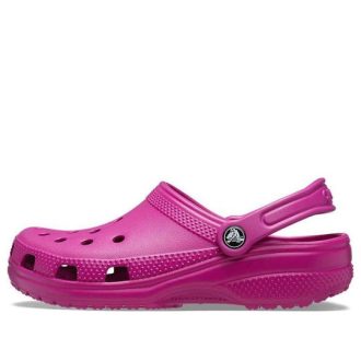 Crocs Classic Clog Beach Sandales unisexes violettes et rouges 10001-6SV