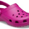 Crocs Classic Clog Beach Sandales unisexes violettes et rouges 10001-6SV