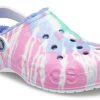 Crocs Classic Clog Chaussons unisexes multicolores à imprimé tie-dye 207329-6SO