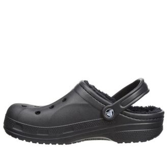 Crocs Classic Clog Chaussures décontractées et chaudes unisexes Noir 203766-060