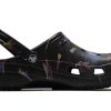 Crocs Classic Clog Chaussures de plage décontractées et respirantes Noir Unisexe 206868-001