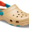 Crocs Classic Clog Chaussures de plage unisexes Marron Jaune 206340-265