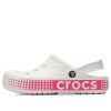 Crocs Classic Clog Chaussures respirantes et antidérapantes Rose Blanc 206852-100