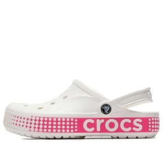 Crocs Classic Clog Chaussures respirantes et antidérapantes Rose Blanc 206852-100