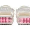 Crocs Classic Clog Chaussures respirantes et antidérapantes Rose Blanc 206852-100