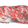Crocs Classic Clog Marble Beach Sports Sandales unisexes rouges et blanches « Rouge et blanc » 206867-884