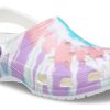 Crocs Classic clog Pattern Crocs Flat Heel Sports Sandales colorées bleues 205453-6SN