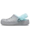 Crocs Classic Clog Stay Warm Chaussures doublées en polaire Unisexe Gris Bleu 206633-0IG