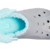 Crocs Classic Clog Stay Warm Chaussures doublées en polaire Unisexe Gris Bleu 206633-0IG
