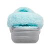 Crocs Classic Clog Stay Warm Chaussures doublées en polaire Unisexe Gris Bleu 206633-0IG