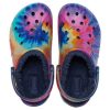 Crocs Classic Clog Tie Dye, chaussures unisexes, bleu foncé, 207329-95T