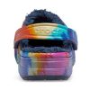 Crocs Classic Clog Tie Dye, chaussures unisexes, bleu foncé, 207329-95T