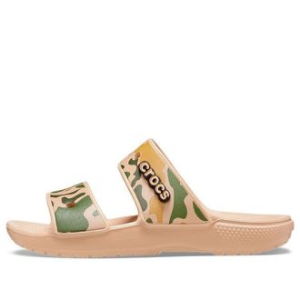 Crocs Classic Croc Imprimé Camouflage « Tan Vert » 207559-2Y6