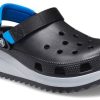 Crocs Classic Hiker Clog Sports Sandales Noir Bleu Rouge « Noir Bleu Rouge » 206772-001