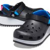 Crocs Classic Hiker Clog Sports Sandales Noir Bleu Rouge « Noir Bleu Rouge » 206772-001