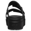 Crocs (Femme) Brooklyn Croco Shine Buckle « Noir » 209361