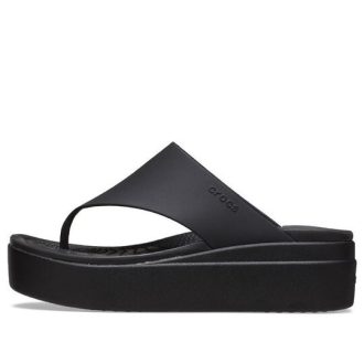 Crocs (Femme) Brooklyn Flip « Noir » 208727-001