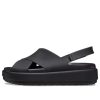 Crocs (Femme) Brooklyn Luxe Cross Strap « Noir » 209407-060