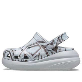 Crocs (Femme) Classic Crush Disco Clog « Bleu transparent » 208121-0ZT