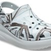 Crocs (Femme) Classic Crush Disco Clog « Bleu transparent » 208121-0ZT
