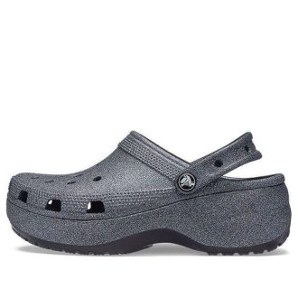 Crocs (Femme) Classic Platform Glitter II Clog « Noir » 207770-001