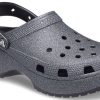 Crocs (Femme) Classic Platform Glitter II Clog « Noir » 207770-001