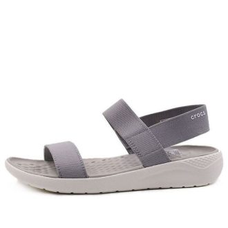 Crocs (Femme) Literide « Gris clair et blanc » 205106-00J