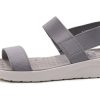 Crocs (Femme) Literide « Gris clair et blanc » 205106-00J
