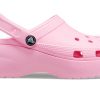 Crocs (Femme) Sabot plateforme classique « Flamant rose » 206750-6S0