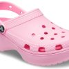Crocs (Femme) Sabot plateforme classique « Flamant rose » 206750-6S0