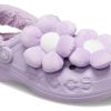 Crocs (femmes) Baya Lined Fuzz Strap Single Day « Violet et blanc » 209234-90H