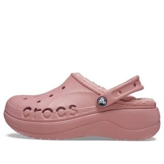 Crocs (femmes) Baya, sabots à plateforme doublés « rose » 208708-682