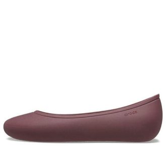 Crocs (femmes) Brooklyn Flats « Cerise foncée » 209384-6WD