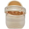 Crocs (femmes) Classic Clog Platform Shimmer « Vanille » 208590-108