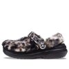Crocs (femmes) Classic Fur Sure « Doublure Animal Oreo » 207303-0C4