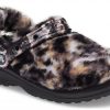 Crocs (femmes) Classic Fur Sure « Doublure Animal Oreo » 207303-0C4