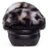 Crocs (femmes) Classic Fur Sure « Doublure Animal Oreo » 207303-0C4