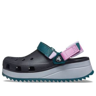 Crocs (femmes) Classic Hiker Clog « Black Gey Teal » 206772-988