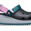 Crocs (femmes) Classic Hiker Clog « Black Gey Teal » 206772-988