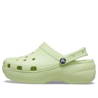 Crocs (femmes) Classic Platform Clog « Celery » 206750-335
